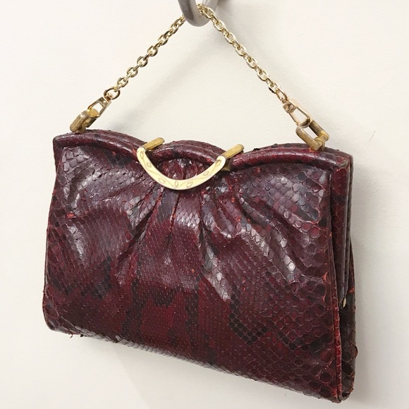LOEWE Python Snakeskin Top Handle Crossbody Bag - Picture 3 of 11